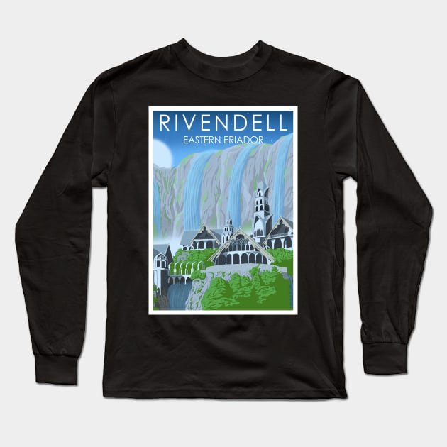 Rivendell Long Sleeve T-Shirt by Omega Art